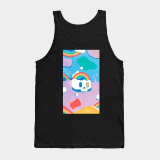 Rainbow Skull Tank Top